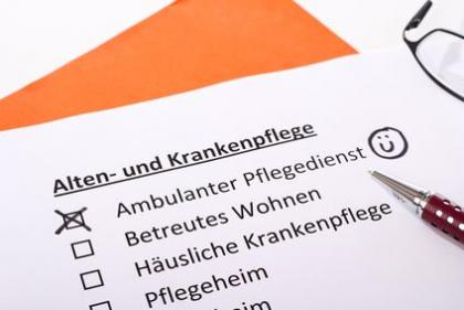 Antrag Alten- und Krankenpflege