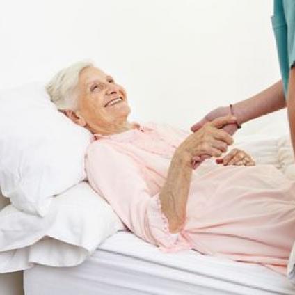 Pflege bettlägriger Personen